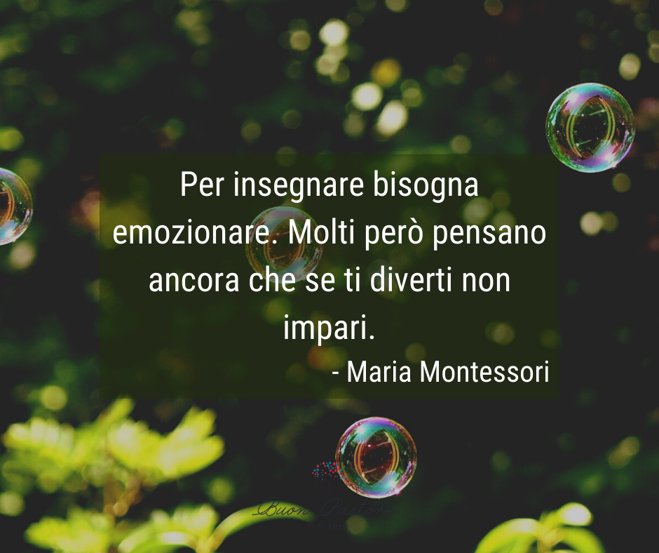 citazione Maria Montessori